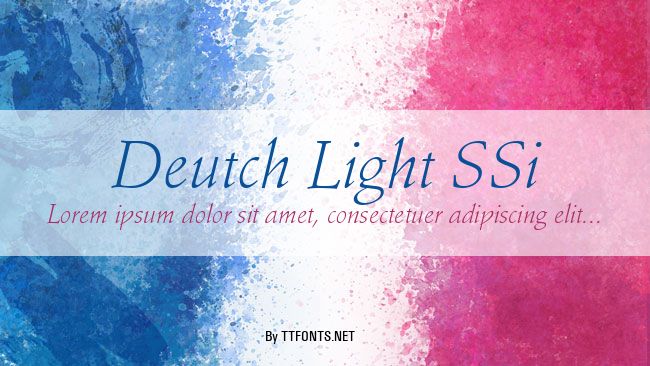 Deutch Light SSi example